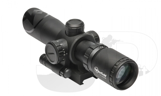 Firefield Barrage 1.5-5x32 Riflescope with Red Laser