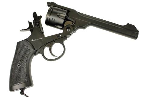 Gun Heaven Webley MkVI CO2 Service Revolver / Black