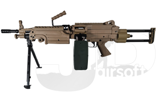 A&K M249 Para (Nylon Version) / Dark Earth