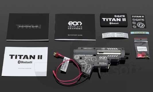 GATE EON Complete V2 Gearbox with TITAN II Bluetooth&reg; / 350 fps - Short Stroke