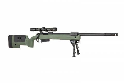 Specna Arms SA-S03 CORE&trade; Sniper Rifle /w Scope & Bipod / Olive Drab