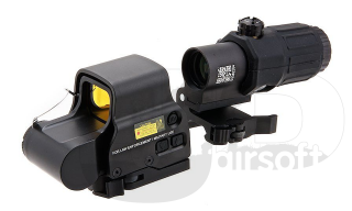 Holy Warrior HWS EXPS3 Weapon Red Dot Sight w/ G33 Scope / Black