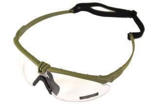 NP Battle Pro's Glasses Green Frame) / Clear