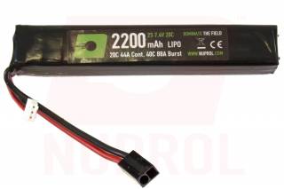 Nuprol Power 7.4v 2200mAh Lipo Battery / Tamiya