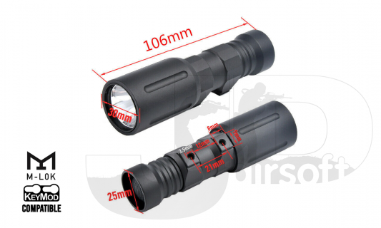 GK Tactical ML PLHv2 18350 Light / Black