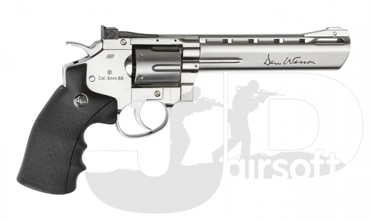 ASG Dan Wesson 6" Revolver Silver