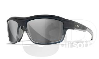 Wiley X OZONE Matte Charcoal fade to Grey /Silver Flash