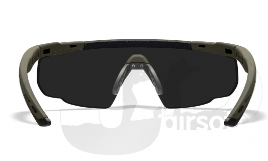 Wiley X Saber Advance Glasses - OD Frame /Grey/Clear/Rust