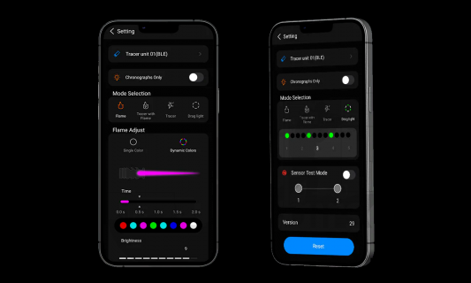 E-Shooter Flare Cube BT Tracer Unit (inc. Chronograph)