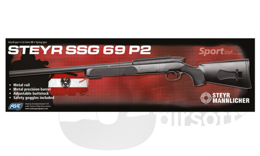ASG Steyr Arms Licensed SSG 69 P2 Bolt Action Sniper Rifle