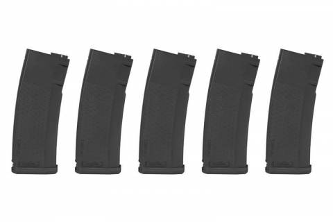 Specna Arms 125rd S-Mag Mid Capacity Set (5pcs) / Black