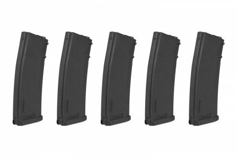 Specna Arms 125rd S-Mag Mid Capacity Set (5pcs) / Black