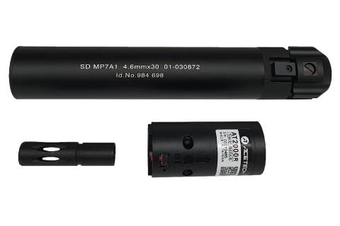 Angry Gun MP7 QD-Silencer & tracer for VFC GBB/AEG (Gen 2 Version)