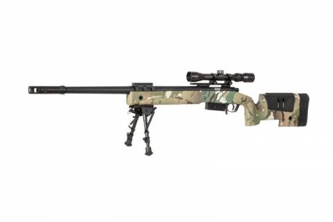 Specna Arms SA-S03 CORE&trade; Sniper Rifle /w Scope & Bipod / MC