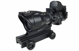 Theta Optics&trade; Green Fiber 4&times;32C scope + Micro