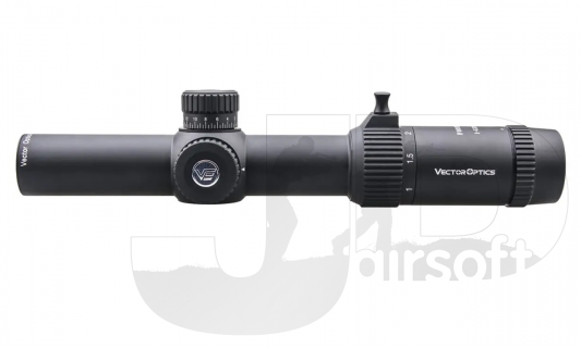 Vector Optics Forester 1-5x24 SFP Gen II Illuminated VFD-2 1/2 MOA Rifle Scope