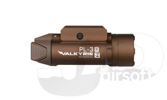 Olight PL-3R Valkyrie Rechargeable Rail Mounted Tactical Light / Desert Tan