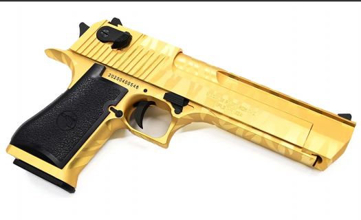 Cybergun Desert Eagle 50AE - Tiger Stripe (Limited Edition) / Gold