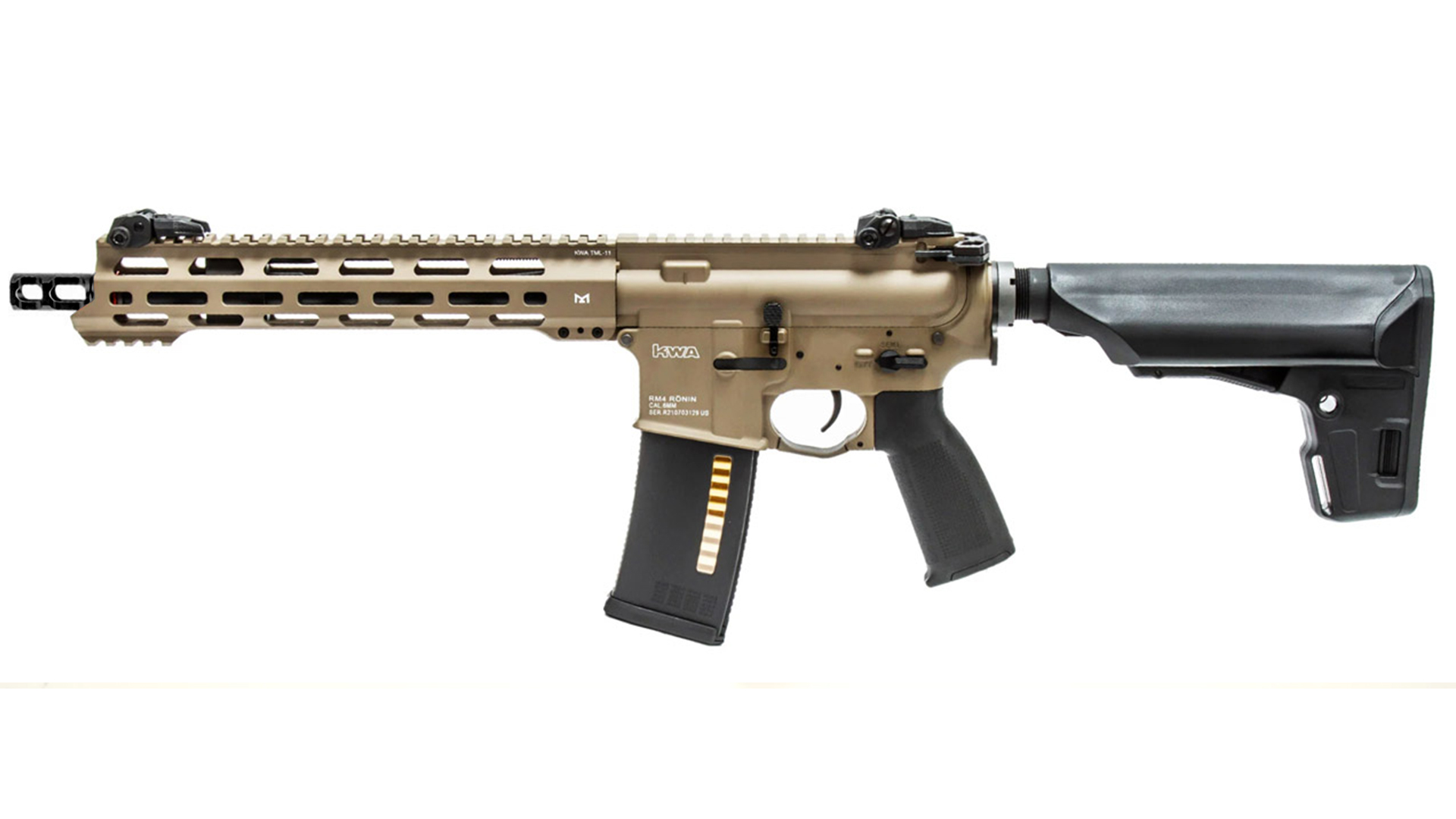 KWA Airsoft RM4 Ronin T10 / Tan | JD Airsoft Ltd