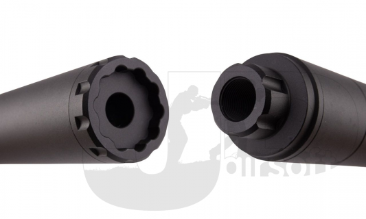 5KU QMF-2 210mm Airsoft Suppressor (14mm CCW)