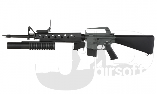 E&C M16A1 VN /w M203 Launcher (2025 Version) /w Eshooter Mosfet
