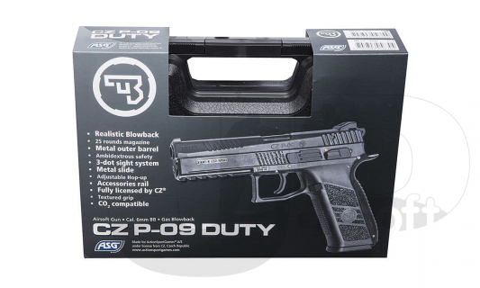 ASG CZ P-09 Duty Inc. Case / Black