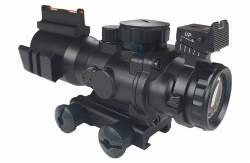 Theta Optics&trade; Rhino 4X32 Scope / 4x32 Fiber