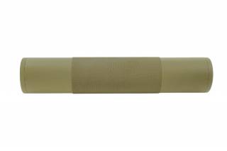 JJ Airsoft 14mm Thread Silencer, CW And CCW / FDE