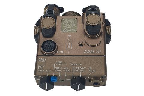 Blackcat Airsoft PEQ-15A DBAL-A2 With IR Laser Device / Tan