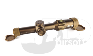 GK Tactical Tango 1-6X24 Rifle Scope / Dark Earth
