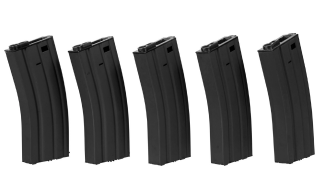 Specna Arms Hi-Cap 300 BB Magazines for M4/M16 (5pcs) / Black