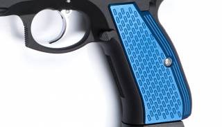 ASG CZ SP-01 Shadow Aluminium Grip Shells - Blue