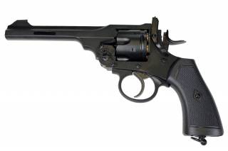 Gun Heaven Webley MkVI CO2 Service Revolver / Black