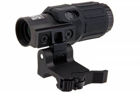 GK TACTICAL HWS EXPS3 Weapon Red Dot Sight w/ G33 Scope / Black