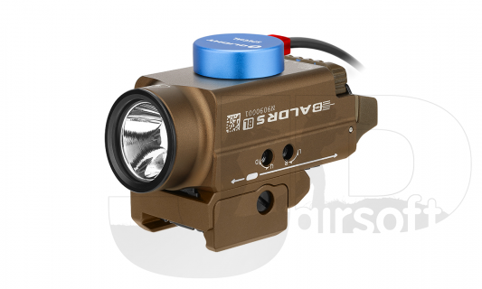 Olight Baldr S 800 Lumen Blue Laser Weapon Light / Desert Tan