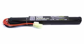 NP Power 7.4v 1200mAh 20C Lipo Stick Slim Type / Tamiya