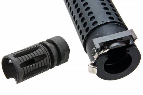 GK Tactical KAC QD Suppressor /w SR16 Flash Hider  (14mm CCW)