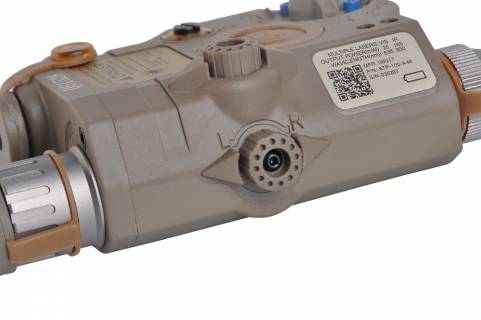 GK Tactical LA-5 PEQ15 Red / IR Laser Aiming Module / Tan