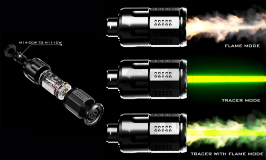 E-Shooter EMG Strike Industries Compensator Flare Tracer Unit (M BT)