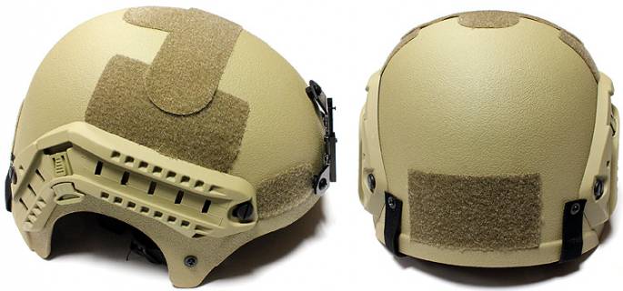 Nuprol IBH Railed Helmet - Tan