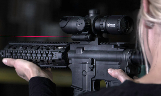 Firefield Barrage 1.5-5x32 Riflescope with Red Laser