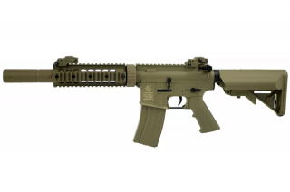 Cybergun Colt M4 Nylon Fibre Silent Ops / Tan