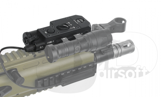 GK Tactical CQBL-1 Laser with IR / Visible Red / Black