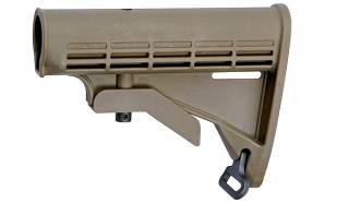 ASG Retractable stock for M4 Series Tan