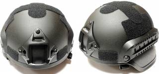 Nuprol MICH Railed Helmet - Black