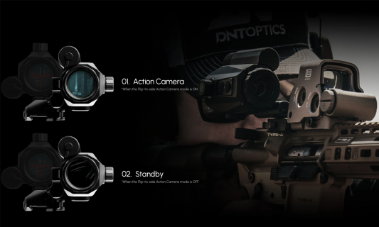 DNT Optics NVMD-C200 /w QDF170 Flip to side mount
