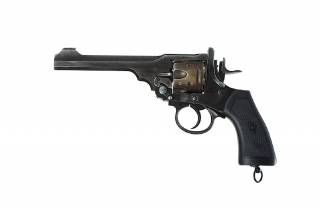 Gun Heaven Webley MkVI CO2 Service Revolver / Weathered Finish