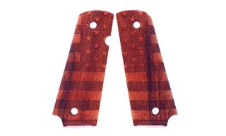 Swiss Arms 1911 Walnut Grip Set / Stars & Stripes