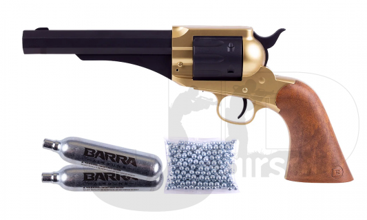 BARRA 1858 CO2 Pistol Kit   4.5mm / Black/Gold