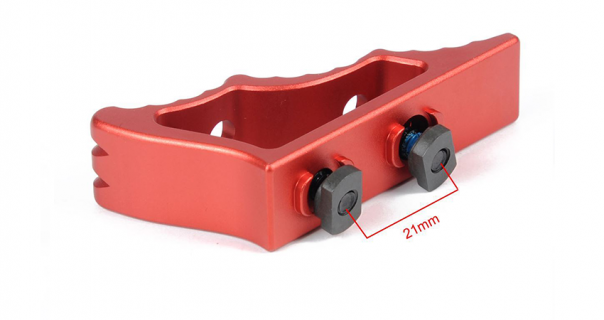 FX CNC M-LOK Angled Grip / Red